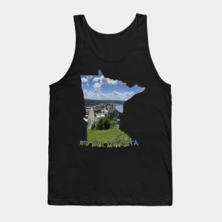 Red Wing - Minnesota State Outline Tank Top